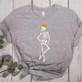 Halloween Skeleton Tap Dance Ballet Dance Teacher Women's Heather T-Shirt Athletic Heather Halloween Skeleton Tap Dance Ballet Dance Teacher Women's Heather T-Shirt Athletic Heather