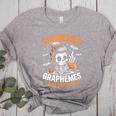 Halloween Skeleton Teacher Phonemes Graphemes Caffeine Lover Women's Heather T-Shirt Athletic Heather Halloween Skeleton Teacher Phonemes Graphemes Caffeine Lover Women's Heather T-Shirt Athletic Heather