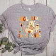 Halloween SLP Sped Teacher Groovy Inclusion Isn't Scary Women's Heather T-Shirt Athletic Heather Halloween SLP Sped Teacher Groovy Inclusion Isn't Scary Women's Heather T-Shirt Athletic Heather
