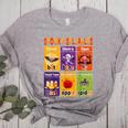 Halloween Spooky Syllable Types Teacher Educational Women's Heather T-Shirt Athletic Heather