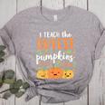 Halloween Teacher I Teach The Cutest Pumpkins In The Patch Women's Heather T-Shirt Athletic Heather Halloween Teacher I Teach The Cutest Pumpkins In The Patch Women's Heather T-Shirt Athletic Heather