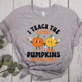 Halloween Teacher I Teach The Cutest Pumpkins In The Patch Women's Heather T-Shirt Athletic Heather Halloween Teacher I Teach The Cutest Pumpkins In The Patch Women's Heather T-Shirt Athletic Heather