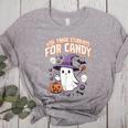 Halloween Teacher Trade Students For Candy Costume Women Women's Heather T-Shirt Athletic Heather