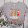 Hangin My Kindergarten Cookie Gingerbread Christmas Teacher For Men Women Kids Women's Heather T-Shirt Athletic Heather
