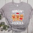 Hanging With My Cookies Gingerbread Christmas Teacher Xmas Women's Heather T-Shirt Athletic Heather