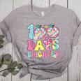Happy 100th Day Of School 100 Days Brighter Teachers Kids Women's Heather T-Shirt Athletic Heather