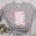 Happy Dot Day Bow Coquette For Teacher Girls Women's Heather T-Shirt Athletic Heather Happy Dot Day Bow Coquette For Teacher Girls Women's Heather T-Shirt Athletic Heather