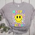 Happy Dot Day Shirts Teacher Student Girls Kids Smile Face Women's Heather T-Shirt Athletic Heather Happy Dot Day Shirts Teacher Student Girls Kids Smile Face Women's Heather T-Shirt Athletic Heather