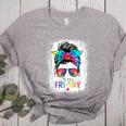 Happy Fri-Yay Friday Teacher Life Happy Friday Women's Heather T-Shirt Athletic Heather