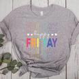 Happy Fri Yay Teacher Friday Saying Women's Heather T-Shirt Athletic Heather Happy Fri Yay Teacher Friday Saying Women's Heather T-Shirt Athletic Heather