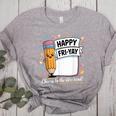 Happy Fri-Yay Teacher Fry Yay Friday Weekend Women's Heather T-Shirt Athletic Heather Happy Fri-Yay Teacher Fry Yay Friday Weekend Women's Heather T-Shirt Athletic Heather