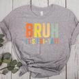 Happy Friyay Teacher Shirt Cute Teacher Fashion Bruh Fri-Yay Women's Heather T-Shirt Athletic Heather