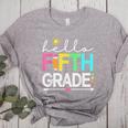 Hello Fifth Grade Teacher Student 5th Grade Back To School Women's Heather T-Shirt Athletic Heather Hello Fifth Grade Teacher Student 5th Grade Back To School Women's Heather T-Shirt Athletic Heather