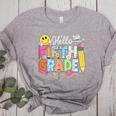 Hello Fifth Grade Team 5th Grade Back To School Teacher Kids Women's Heather T-Shirt Athletic Heather