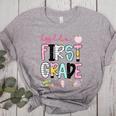 Hello First Grade Teacher Coquette Pencil Bow Back To School Women's Heather T-Shirt Athletic Heather Hello First Grade Teacher Coquette Pencil Bow Back To School Women's Heather T-Shirt Athletic Heather