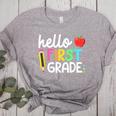 Hello First Grade Team 1st Grade Back To School Teacher Kids Women's Heather T-Shirt Athletic Heather Hello First Grade Team 1st Grade Back To School Teacher Kids Women's Heather T-Shirt Athletic Heather