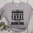 High School Teacher Personalized Women's Heather T-Shirt Athletic Heather