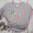 Hola Estudiantes Maestra Back To School Spanish Teacher Women's Heather T-Shirt Athletic Heather