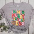 In My Holly Xmas Jolly Teacher Era Teacher Vibes Christmas Women's Heather T-Shirt Athletic Heather