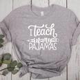 Homeschool Mom Teacher I Teach In My Pajamas For Women Women's Heather T-Shirt Athletic Heather