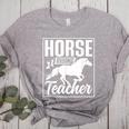 Horse Riding Teacher Rider Lover Equestrian Men Women Kids Women's Heather T-Shirt Athletic Heather Horse Riding Teacher Rider Lover Equestrian Men Women Kids Women's Heather T-Shirt Athletic Heather