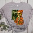 HUGvyn Halloween Skeleton Six Seven 67 Meme PEMDAS Teacher Women's Heather T-Shirt Athletic Heather HUGvyn Halloween Skeleton Six Seven 67 Meme PEMDAS Teacher Women's Heather T-Shirt Athletic Heather