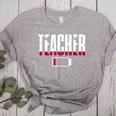 Humor Teacher Empty Battery Power Men Women Women's Heather T-Shirt Athletic Heather Humor Teacher Empty Battery Power Men Women Women's Heather T-Shirt Athletic Heather