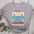I'm Mom Grandma And A Retired Teacher Nothing Scares Me Men Women Women's Heather T-Shirt Athletic Heather