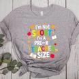 I'm Not Short I'm A Pre-K Teacher Size Back To School Women's Heather T-Shirt Athletic Heather I'm Not Short I'm A Pre-K Teacher Size Back To School Women's Heather T-Shirt Athletic Heather
