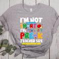 I'm Not Short I'm Pre-K Teacher Size Back To School Teacher Women's Heather T-Shirt Athletic Heather I'm Not Short I'm Pre-K Teacher Size Back To School Teacher Women's Heather T-Shirt Athletic Heather