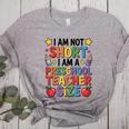 I'm Not Short I'm A Preschool Teacher Size Quote Women Women's Heather T-Shirt Athletic Heather I'm Not Short I'm A Preschool Teacher Size Quote Women Women's Heather T-Shirt Athletic Heather