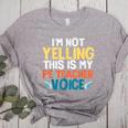 I'm Not Yelling This Is My PE Teacher Voice Women's Heather T-Shirt Athletic Heather I'm Not Yelling This Is My PE Teacher Voice Women's Heather T-Shirt Athletic Heather