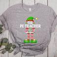 I'm The PE Teacher Elf Christmas Family Matching Women's Heather T-Shirt Athletic Heather I'm The PE Teacher Elf Christmas Family Matching Women's Heather T-Shirt Athletic Heather