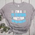 I'm A PE Teacher What's Your Superpower Physical Education Women's Heather T-Shirt Athletic Heather
