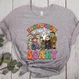 Inclusion Isn't Scary Ghost Mummy Halloween SLP Sped Teacher Women's Heather T-Shirt Athletic Heather Inclusion Isn't Scary Ghost Mummy Halloween SLP Sped Teacher Women's Heather T-Shirt Athletic Heather