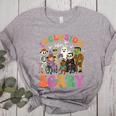 Inclusion Isnt Scary Halloween Skeleton Ghost Sped Teacher Women's Heather T-Shirt Athletic Heather Inclusion Isnt Scary Halloween Skeleton Ghost Sped Teacher Women's Heather T-Shirt Athletic Heather