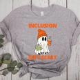 Inclusion Isn't Scary Shirt Halloween SLP Sped Teacher Women's Heather T-Shirt Athletic Heather