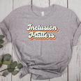 Inclusion Matters Special Education Sped Teacher Vintage Women's Heather T-Shirt Athletic Heather