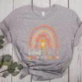 Infant Teacher Leopard Boho Rainbow Appreciation Women's Heather T-Shirt Athletic Heather