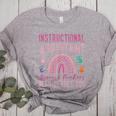 Instructional Assistant Because Teacher Need Hero Learning Women's Heather T-Shirt Athletic Heather Instructional Assistant Because Teacher Need Hero Learning Women's Heather T-Shirt Athletic Heather