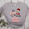 It's Cool To Be a Infant Teacher Snowman Winter Christmas Women's Heather T-Shirt Athletic Heather It's Cool To Be a Infant Teacher Snowman Winter Christmas Women's Heather T-Shirt Athletic Heather