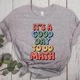 It's A Good Day To Do Math Retro Math Teacher Student Women's Heather T-Shirt Athletic Heather It's A Good Day To Do Math Retro Math Teacher Student Women's Heather T-Shirt Athletic Heather