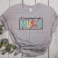 It's A Good Day To Make Music Musician Music Teacher Women's Heather T-Shirt Athletic Heather