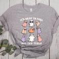 It’s Okay To Feel All The Feels Special Ed Teacher Halloween Women's Heather T-Shirt Athletic Heather
