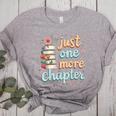 Just One More Chapter Book Reading Floral Teacher Book Lover Women's Heather T-Shirt Athletic Heather Just One More Chapter Book Reading Floral Teacher Book Lover Women's Heather T-Shirt Athletic Heather