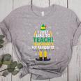 I Just Like To Teach Teaching My Favorite Christmas Teacher Women's Heather T-Shirt Athletic Heather