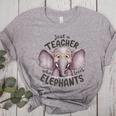 Just a Teacher Who Loves Elephants Elephant Lover Educator Women's Heather T-Shirt Athletic Heather Just a Teacher Who Loves Elephants Elephant Lover Educator Women's Heather T-Shirt Athletic Heather