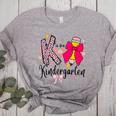 K Is For Kindergarten Teacher Coquette Bow Back To School Women's Heather T-Shirt Athletic Heather K Is For Kindergarten Teacher Coquette Bow Back To School Women's Heather T-Shirt Athletic Heather