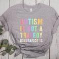Kids AUTISM IS NOT A TRAGEDY IGNORANCE IS Proud Teacher Crew Women's Heather T-Shirt Athletic Heather Kids AUTISM IS NOT A TRAGEDY IGNORANCE IS Proud Teacher Crew Women's Heather T-Shirt Athletic Heather