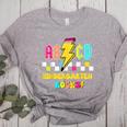 Kindergarten ABCD Rocks Teacher Student Back To School Women's Heather T-Shirt Athletic Heather Kindergarten ABCD Rocks Teacher Student Back To School Women's Heather T-Shirt Athletic Heather